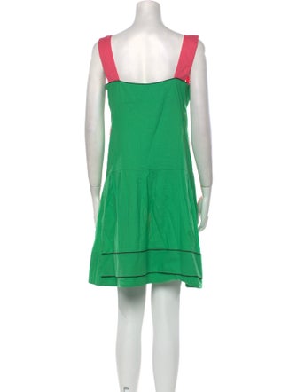 Marni Colorblock Pattern Mini Dress