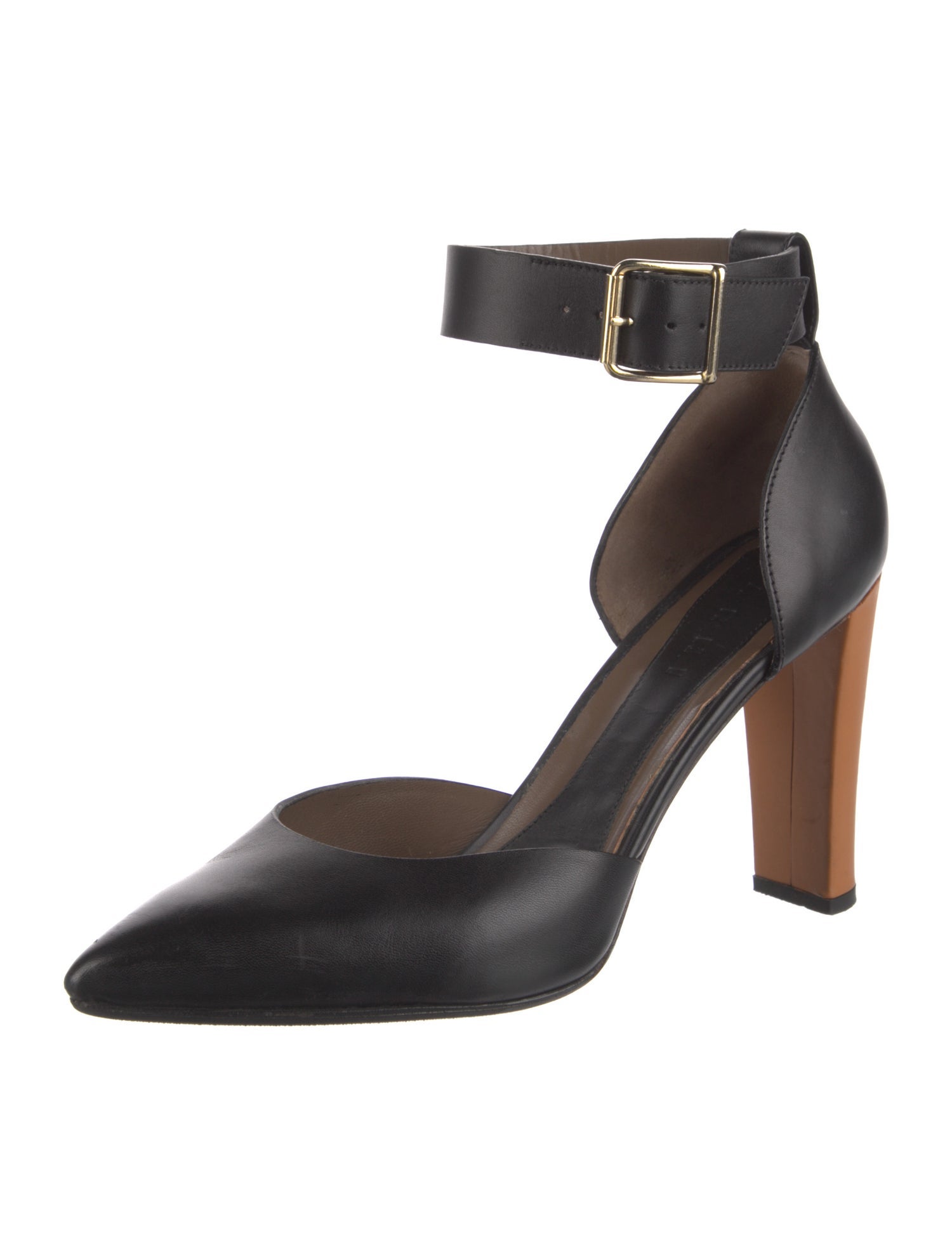 Marni Leather D'Orsay Pumps
