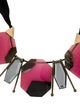 Marni Crystal, Horn & Resin Collar Necklace