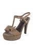 Marni Suede T-Strap Sandals