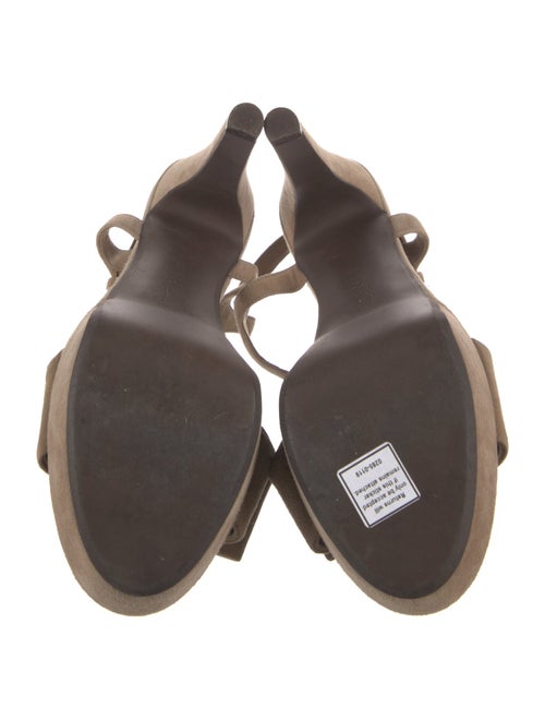 Marni Suede T-Strap Sandals