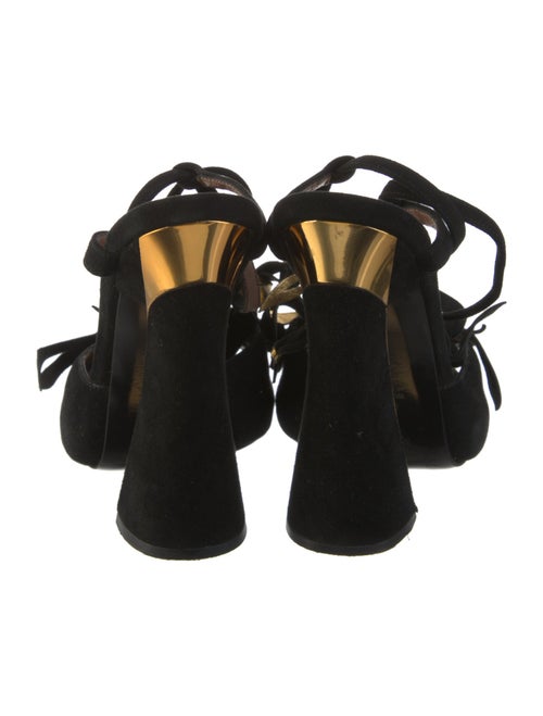 Marni Suede T-Strap Sandals