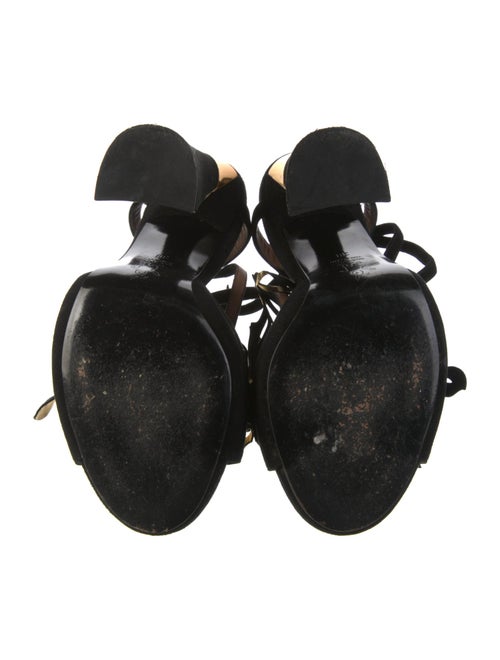 Marni Suede T-Strap Sandals