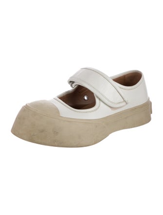 Marni Leather Mary Jane Flats