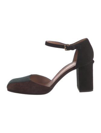 Marni Suede D'Orsay Pumps