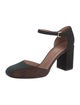 Marni Suede D'Orsay Pumps