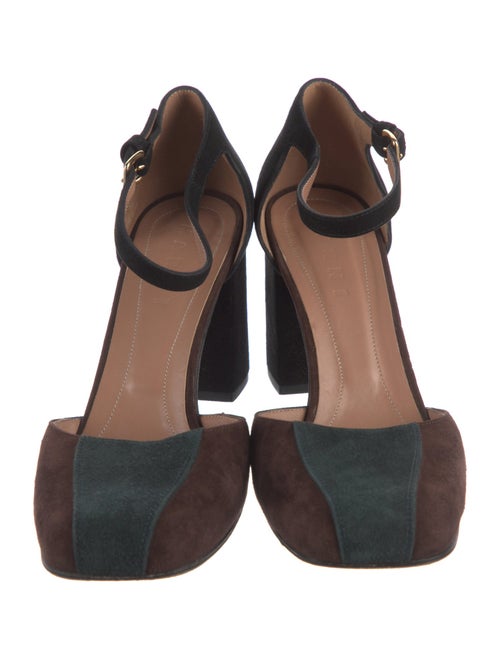 Marni Suede D'Orsay Pumps