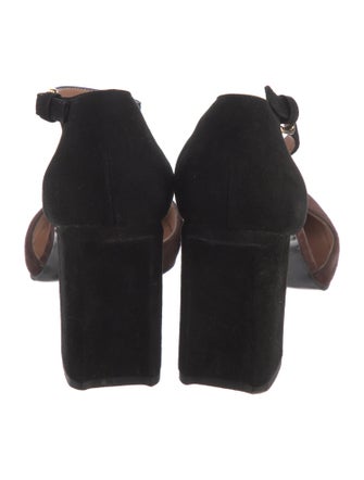 Marni Suede D'Orsay Pumps