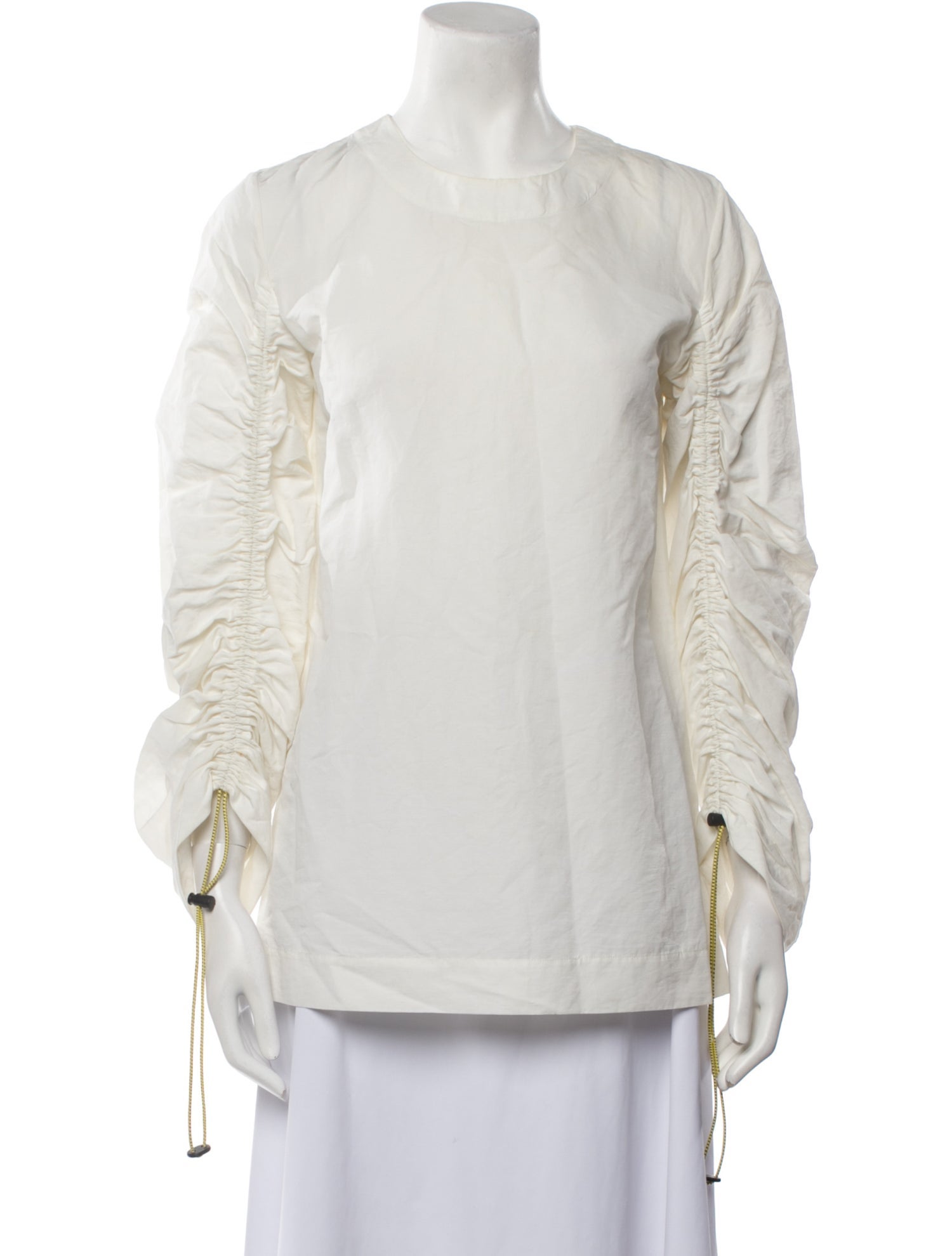 Marni Crew Neck Long Sleeve Blouse