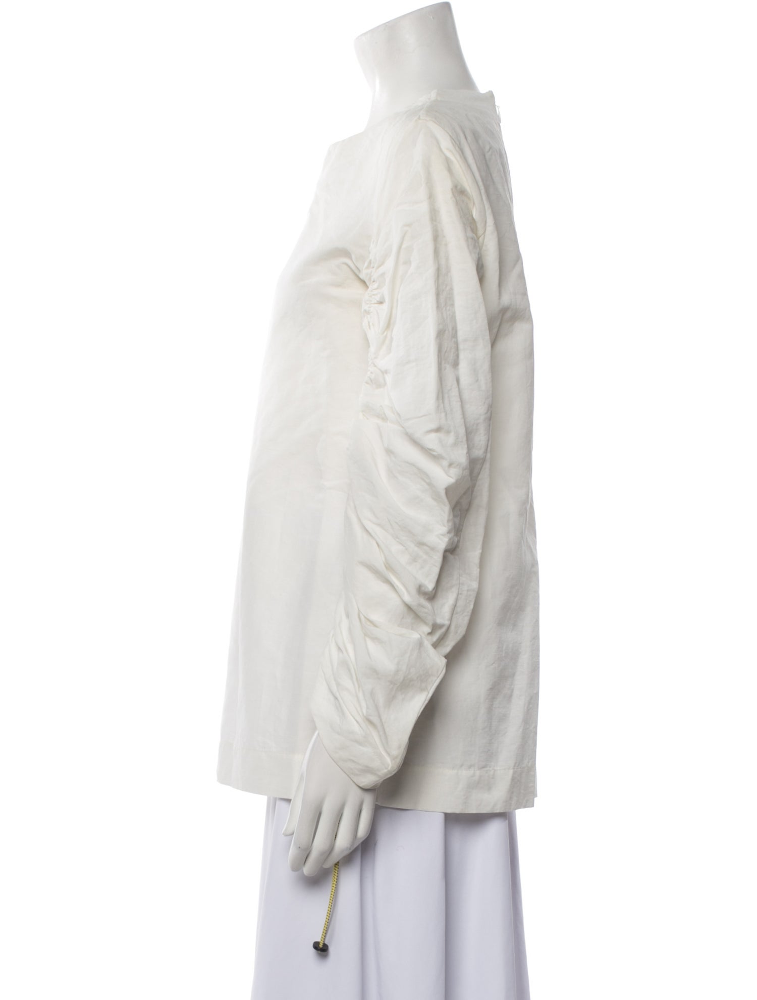 Marni Crew Neck Long Sleeve Blouse