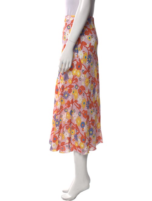 Marni Floral Print Midi Length Skirt