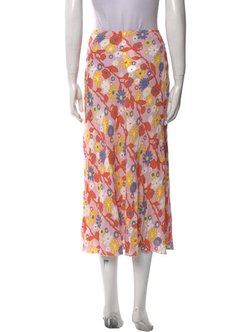 Marni Floral Print Midi Length Skirt