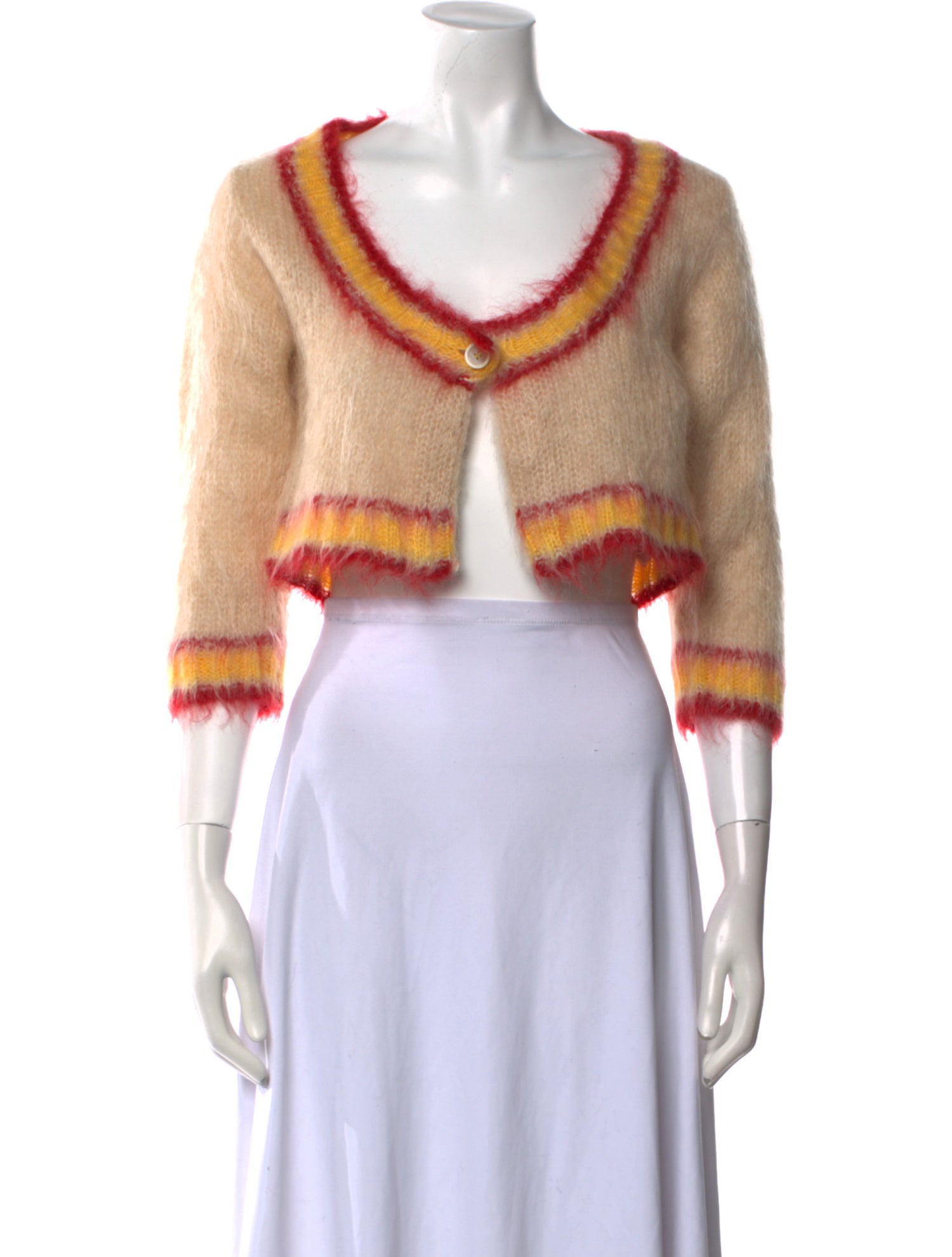 Marni Mohair V-Neck Sweater w/ Tags