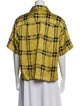 Marni Printed Short Sleeve Button-Up Top