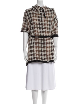 Marni Virgin Wool Plaid Print Tunic