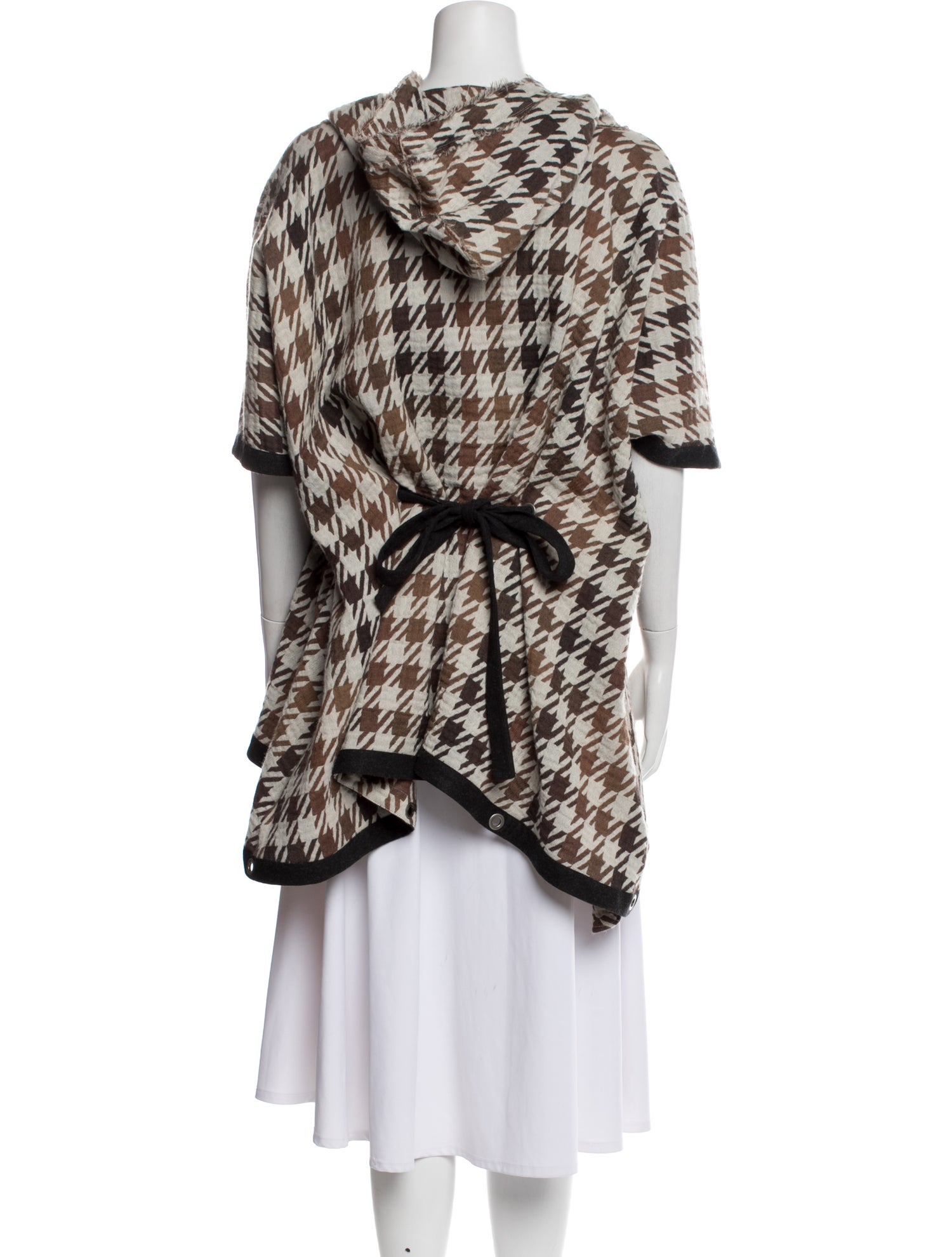 Marni Virgin Wool Plaid Print Tunic