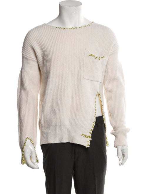 Marni Virgin Wool Graphic Print Pullover