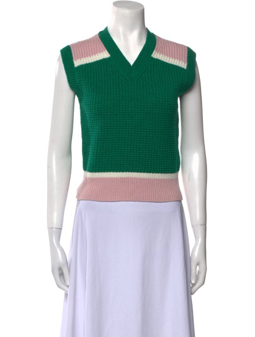 Marni Wool Colorblock Pattern Sweater
