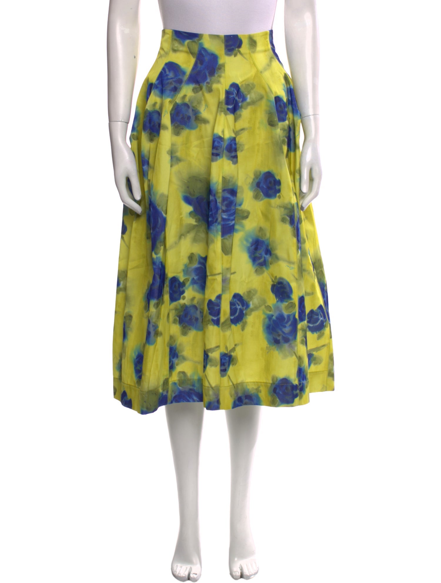 Marni Floral Print Midi Length Skirt