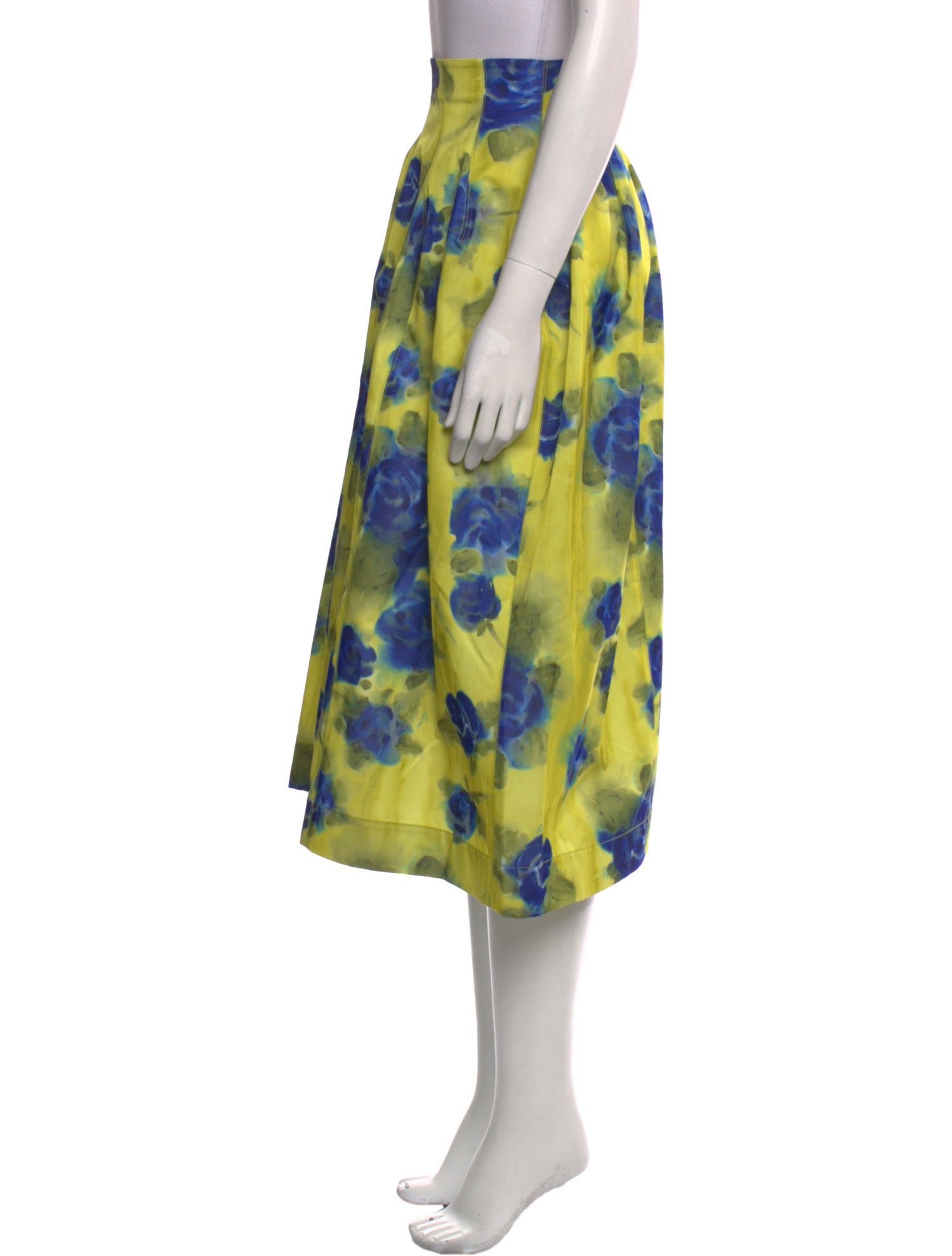 Marni Floral Print Midi Length Skirt