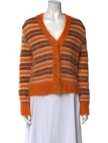 Marni Knitwear Mohair Striped Sweater Us0, It36 | XS