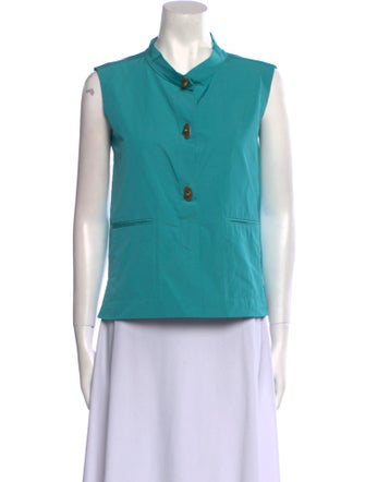 Marni Mock Neck Sleeveless Top