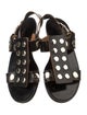 Marni Leather Studded Accents Slides