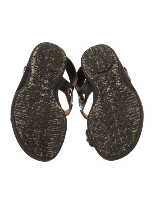 Marni Leather Studded Accents Slides