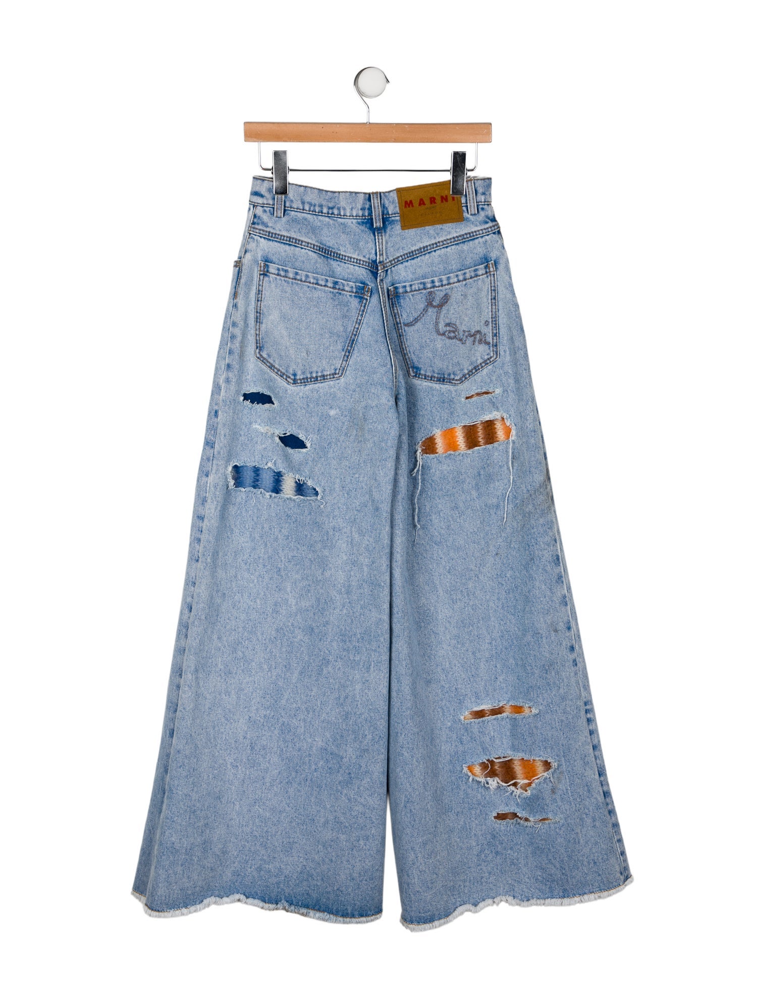 Marni High-Rise Wide Leg Jeans