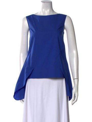 Marni Tops Bateau Neckline Sleeveless Blouse S