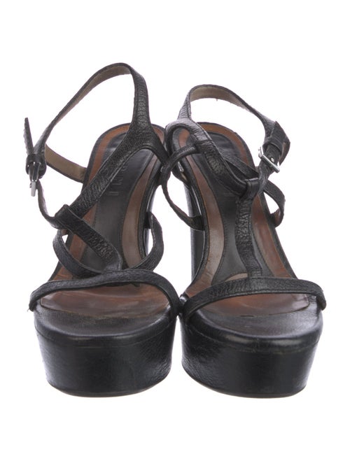 Marni Leather T-Strap Pumps