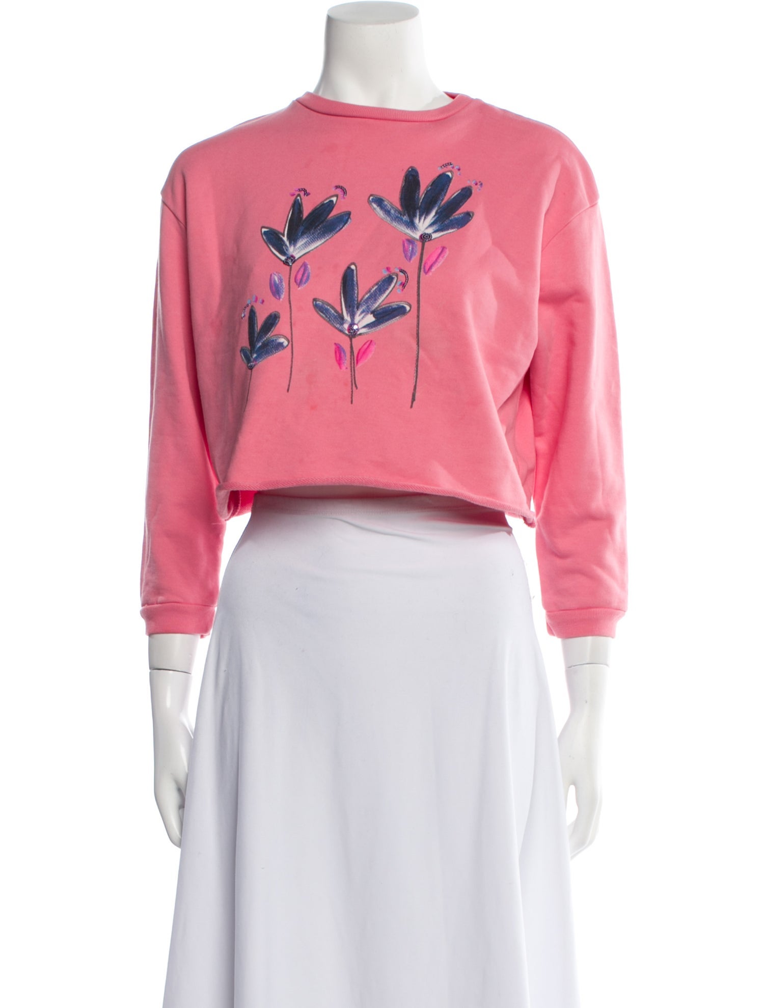 Marni Graphic Print Crew Neck Sweatshirt