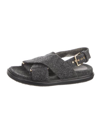 Marni Wool Slingback Sandals