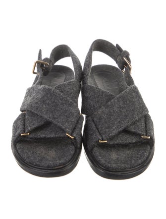 Marni Wool Slingback Sandals