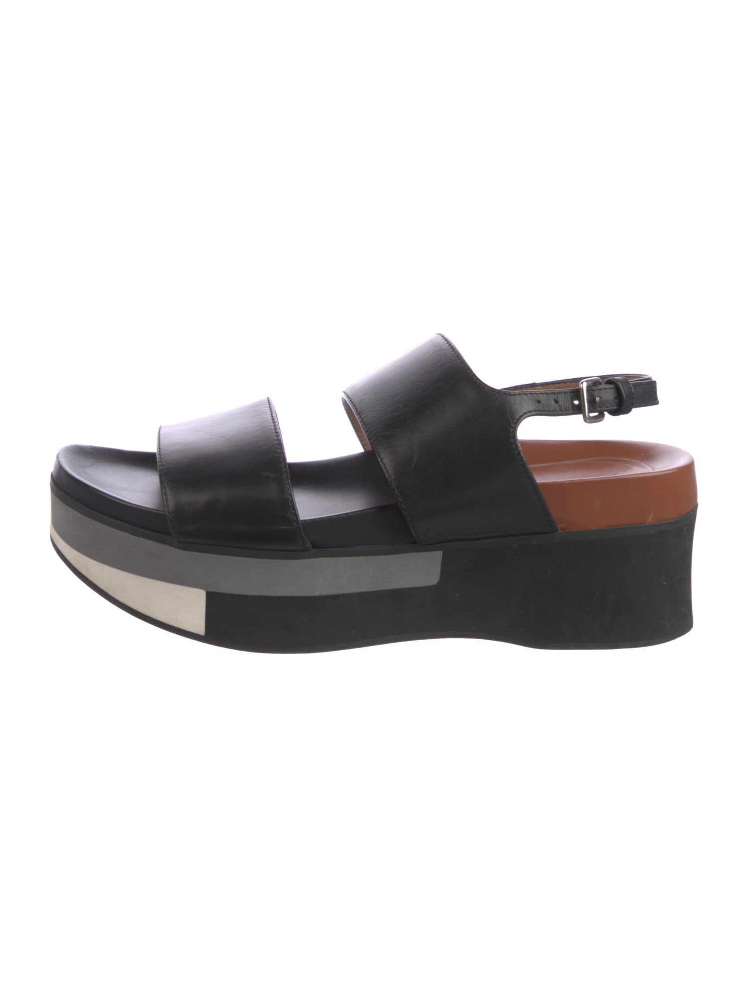 Marni Leather Slingback Sandals