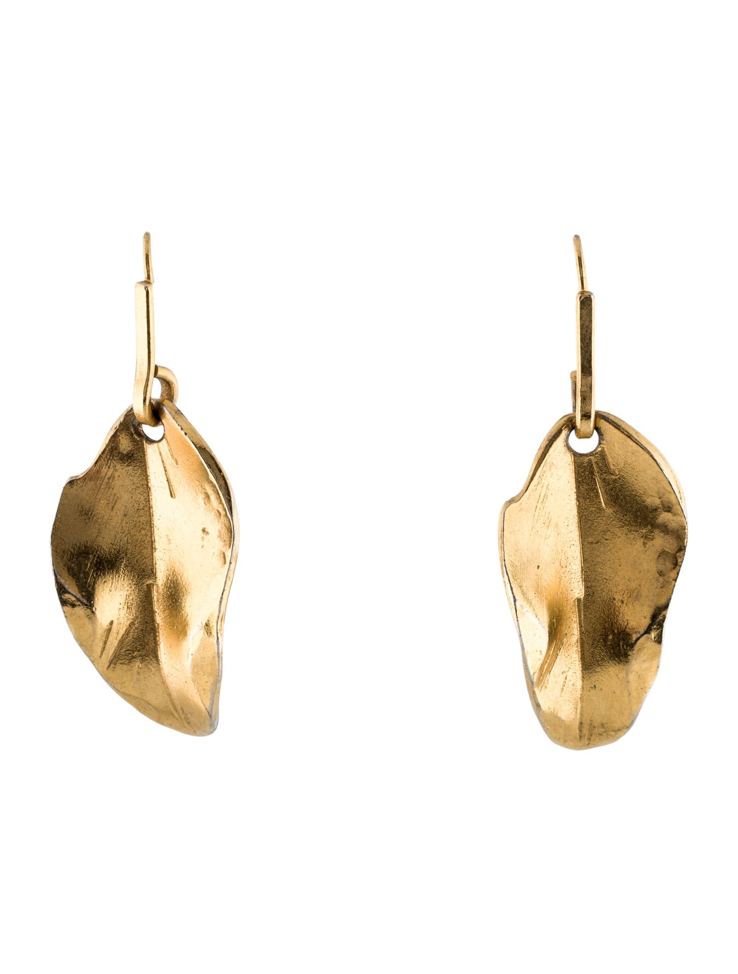 Marni Leaf-Shaped Drop Earrings