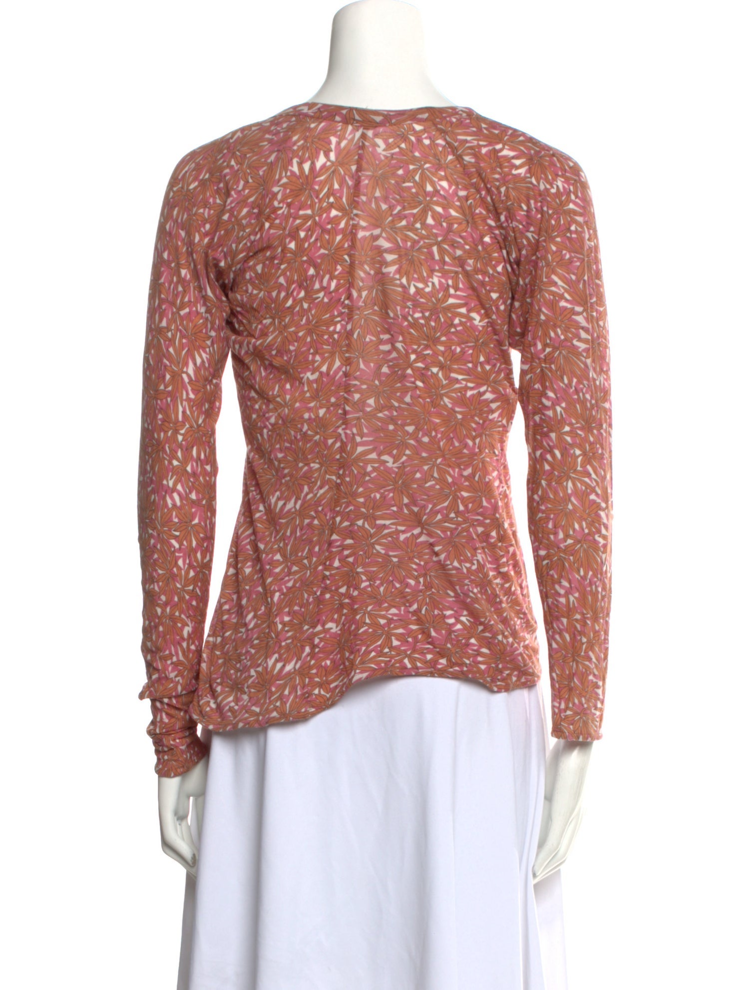 Marni Printed Scoop Neck Top