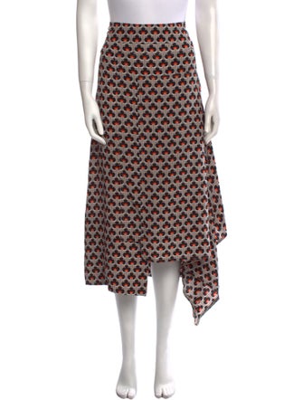 Marni Silk Midi Length Skirt