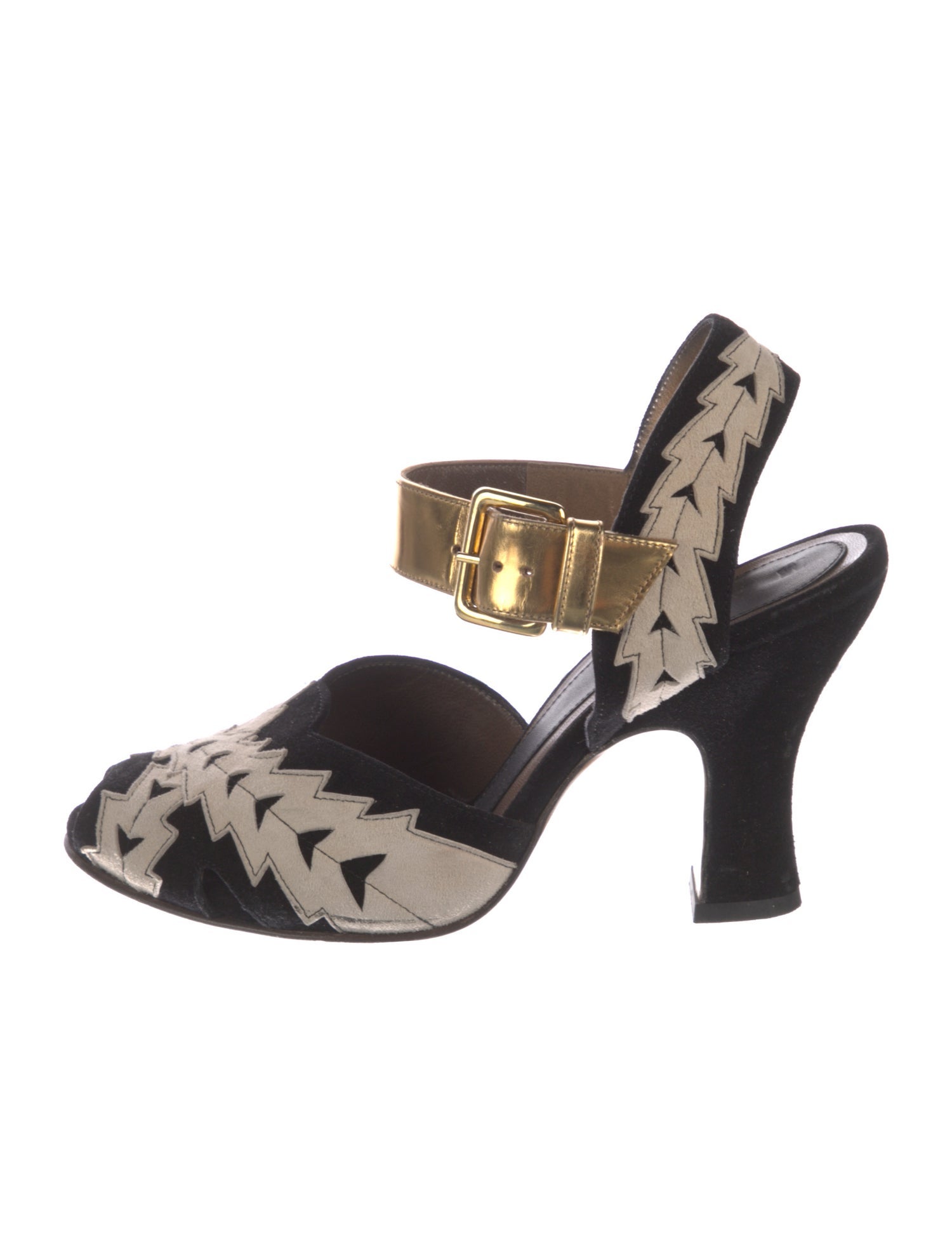 Marni Suede Slingback Sandals