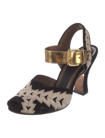 Marni Suede Slingback Sandals