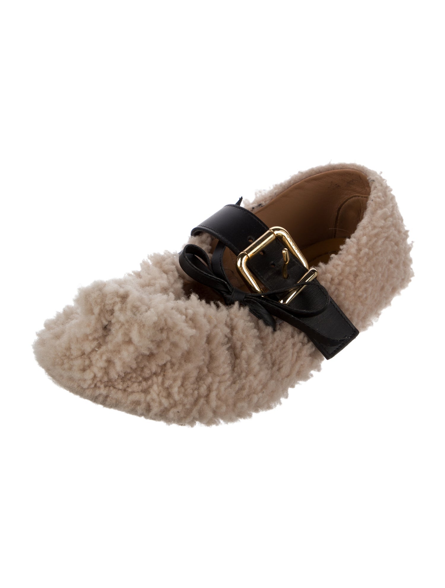 Marni Faux Fur Moccasins