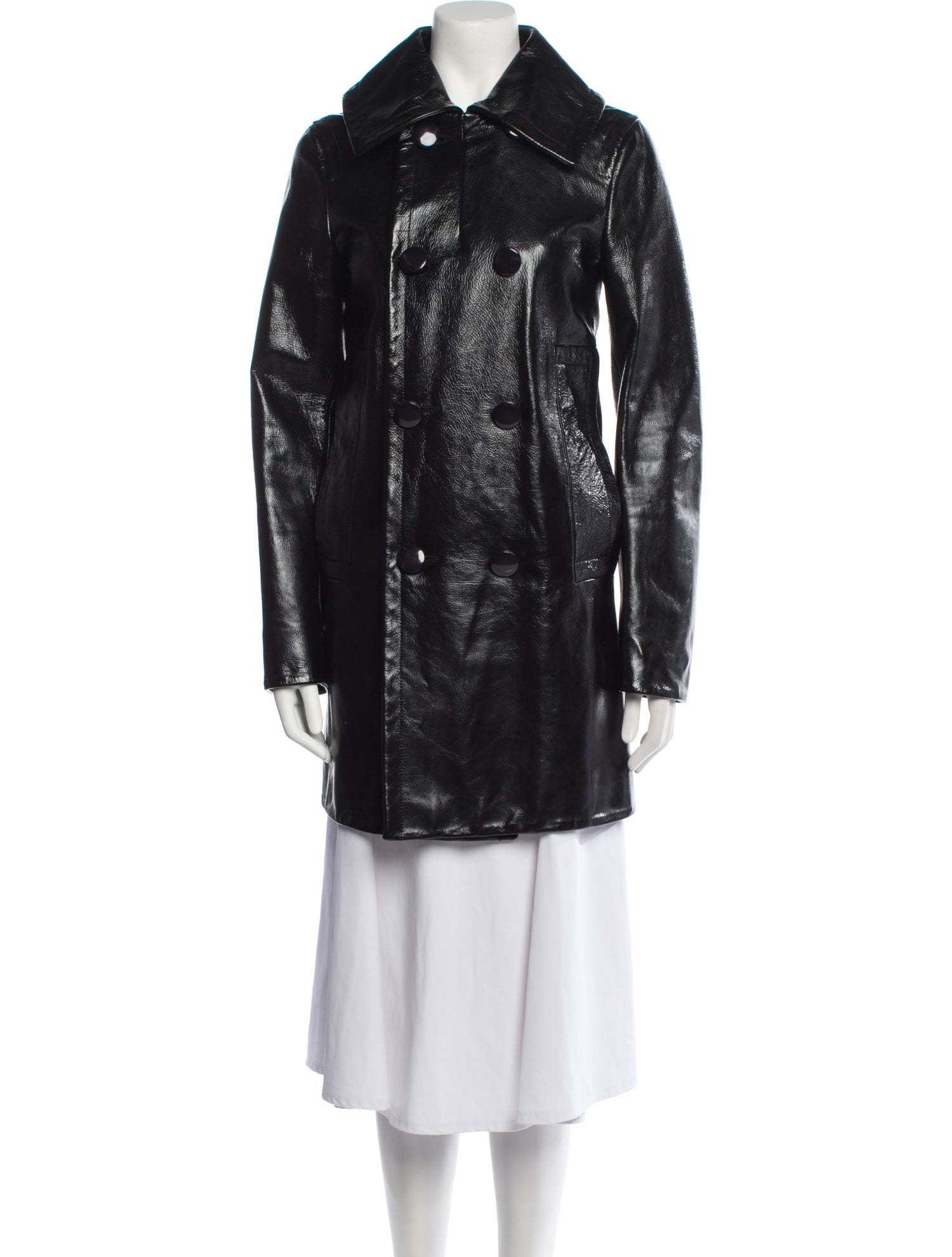 Marni Leather Fur Coat