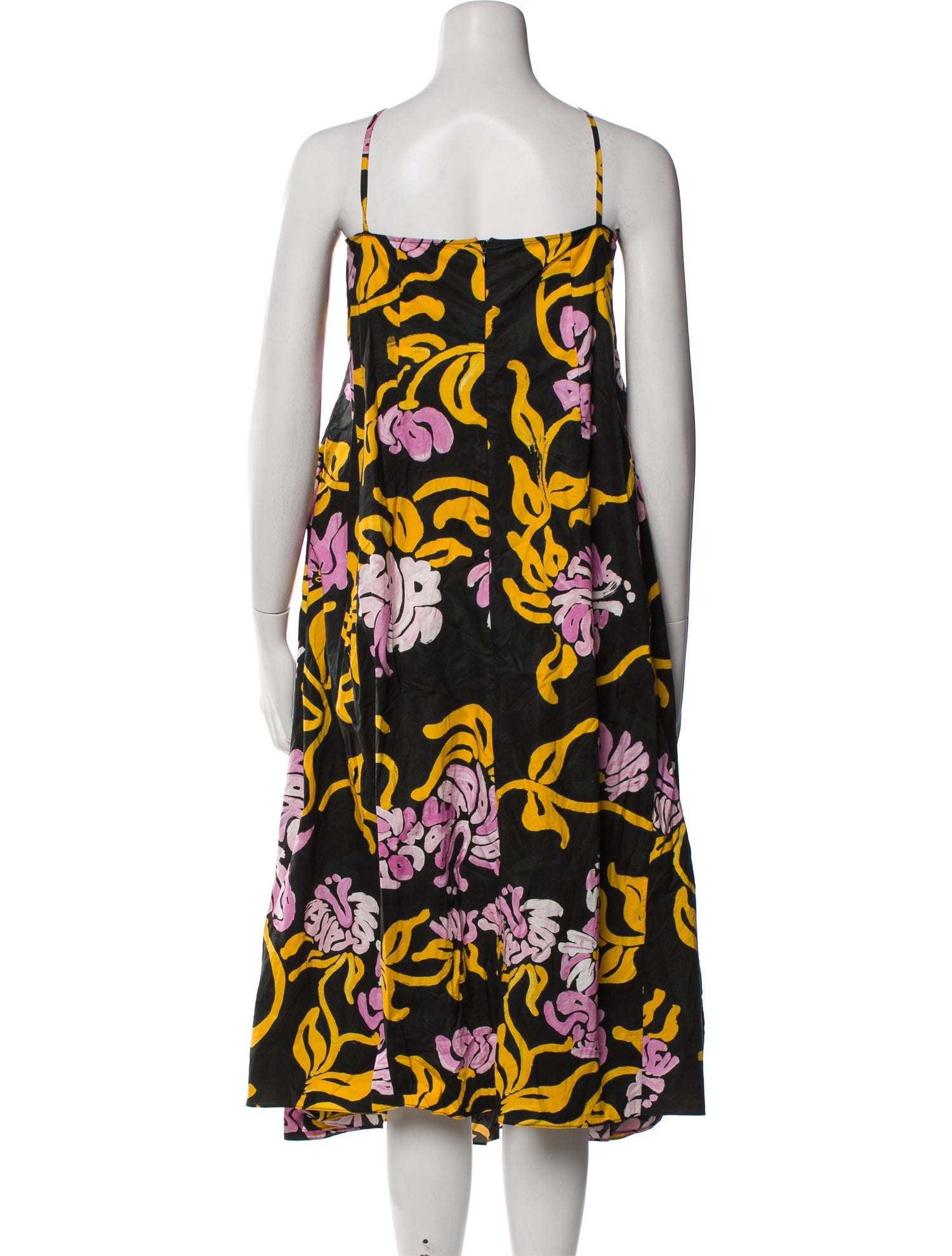 Marni Floral Print Long Dress