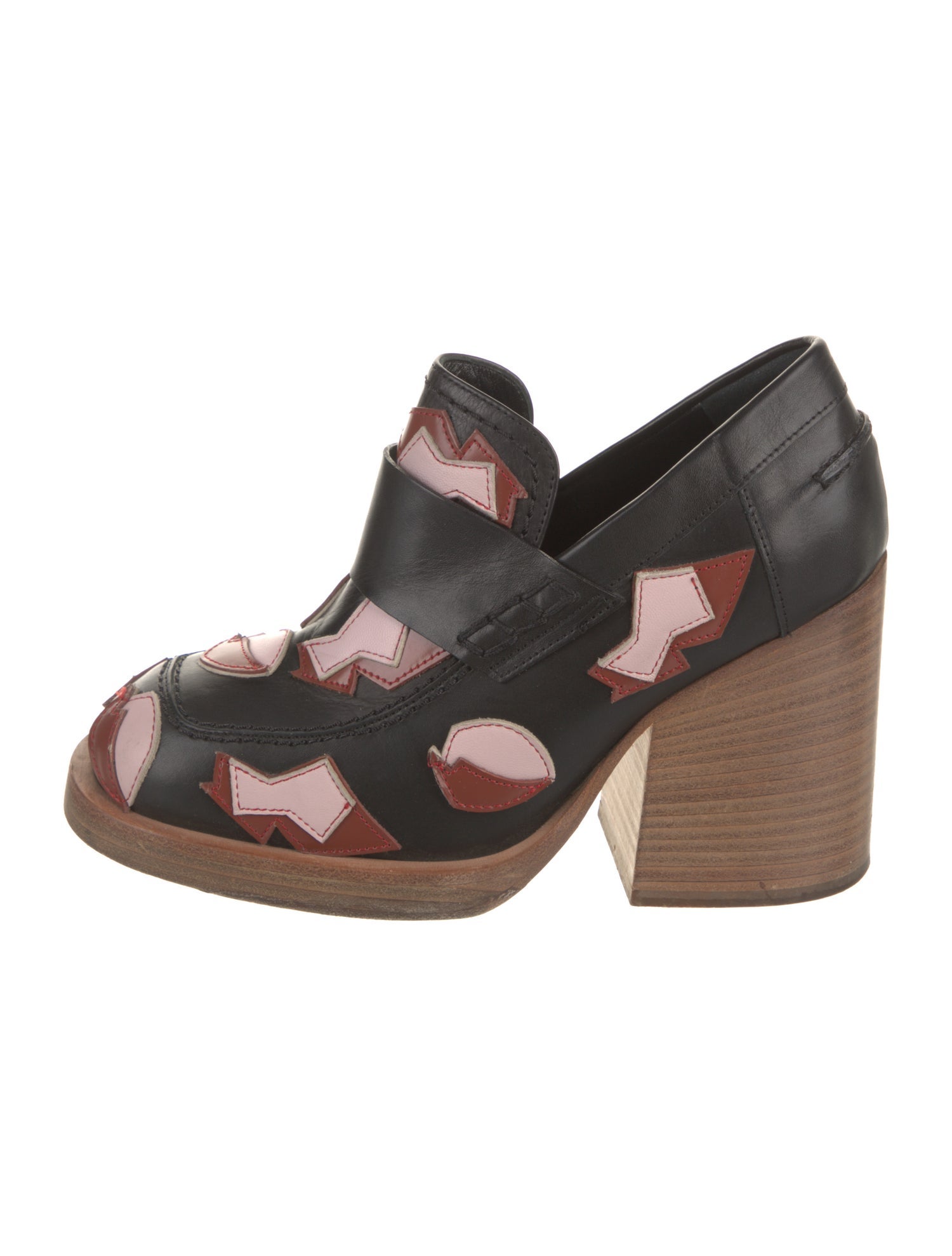 Marni Leather Printed Mules