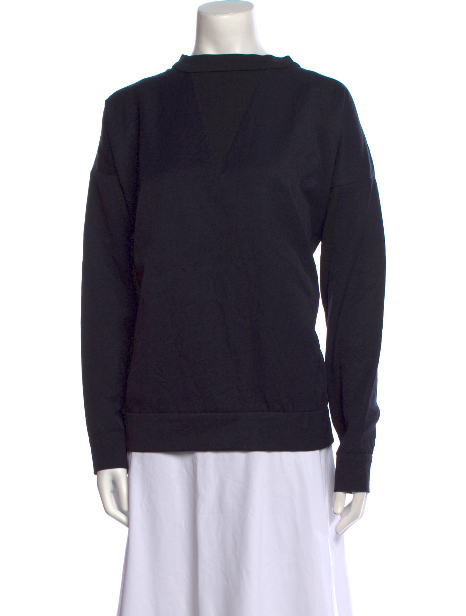 Marni Mock Neck Long Sleeve Sweatshirt