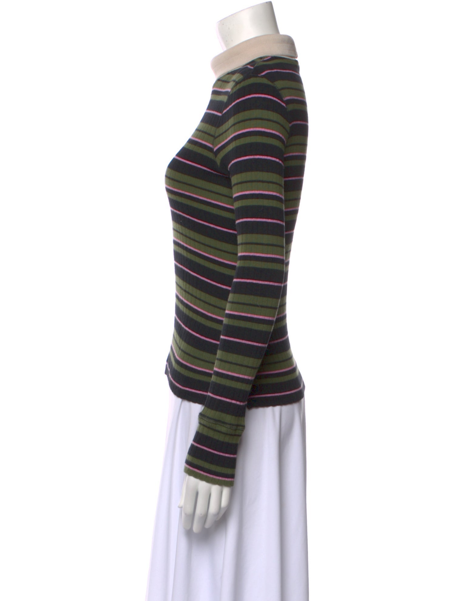 Marni Striped Turtleneck Sweater