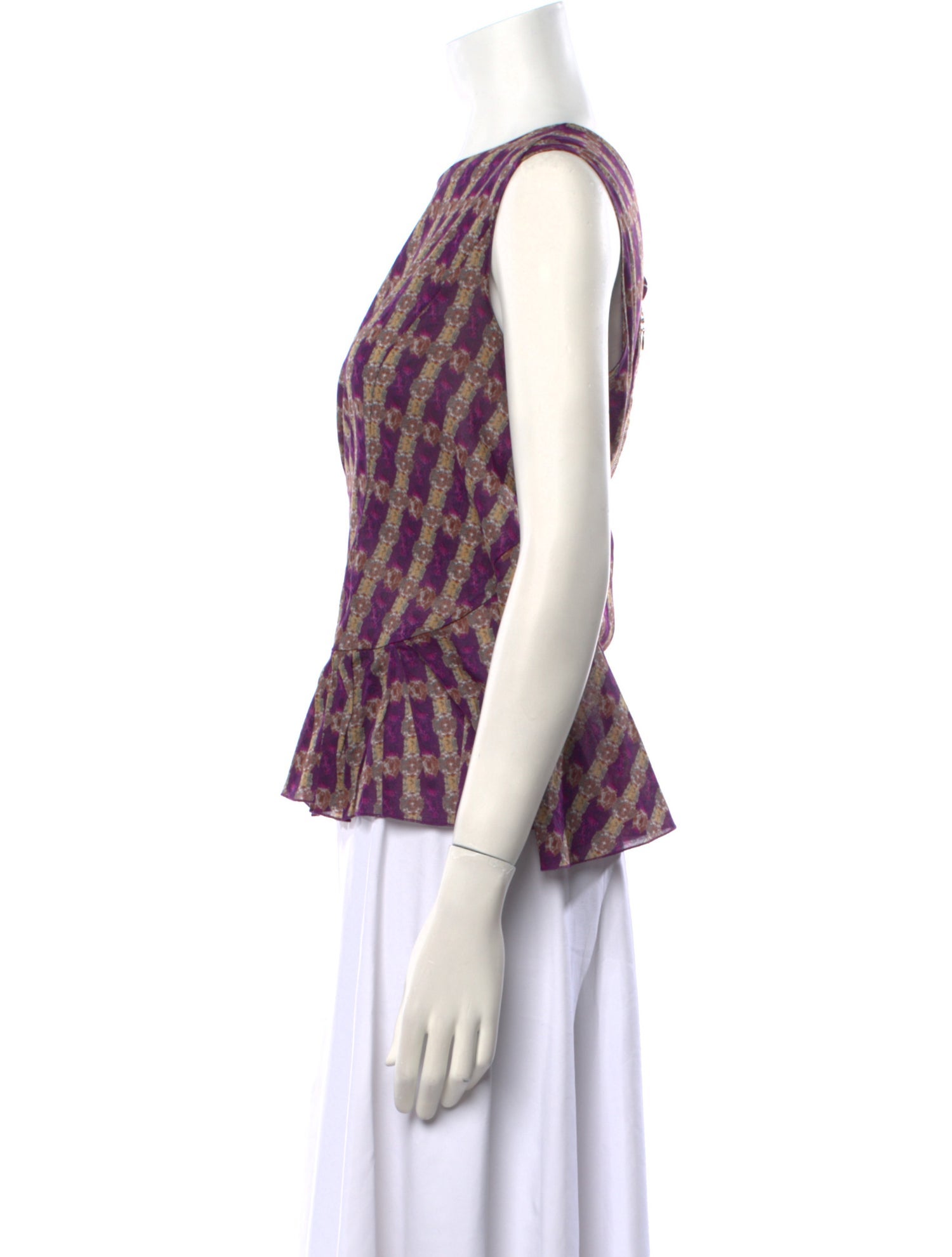 Marni Printed Crew Neck Top