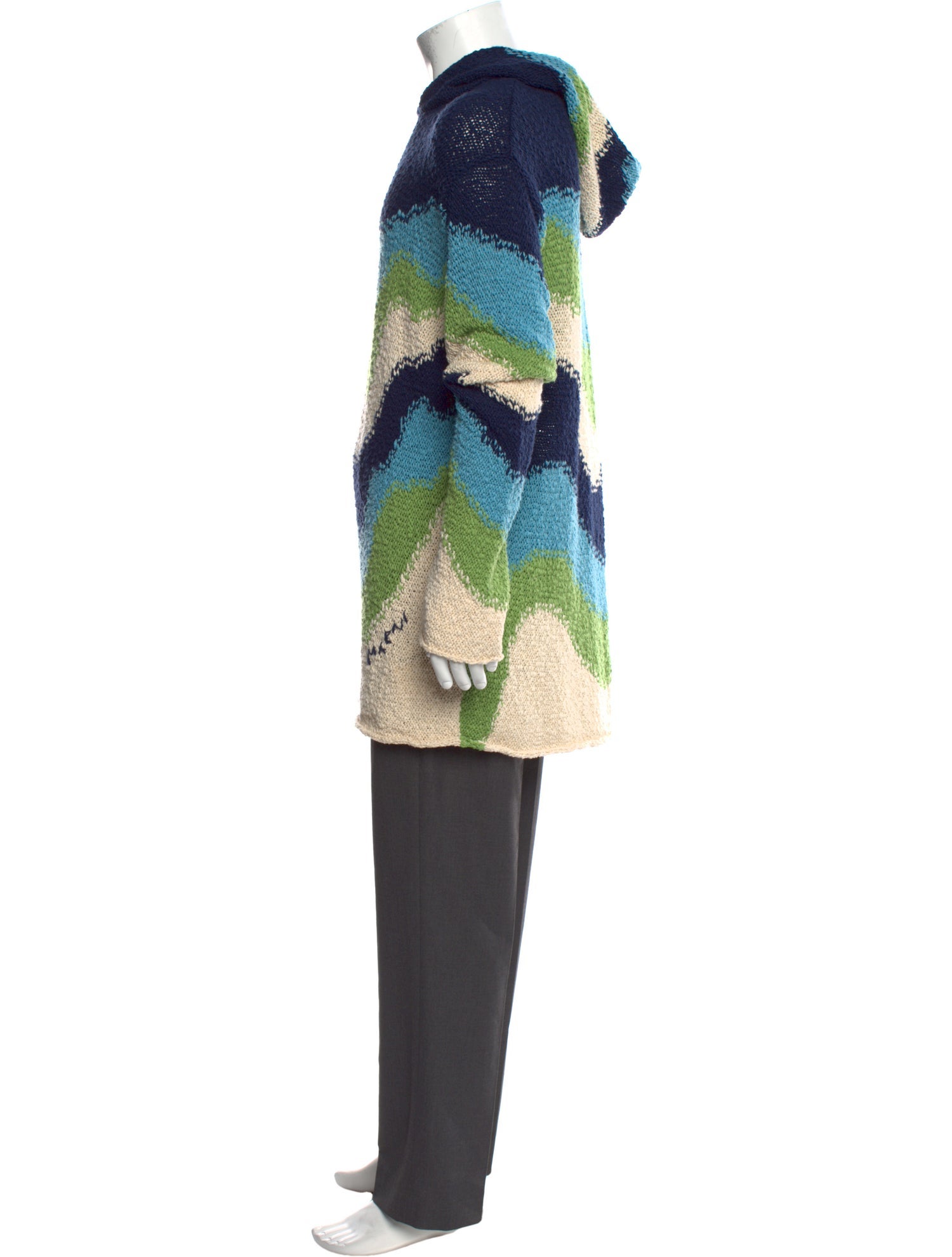 Marni Printed Crew Neck Hoodie