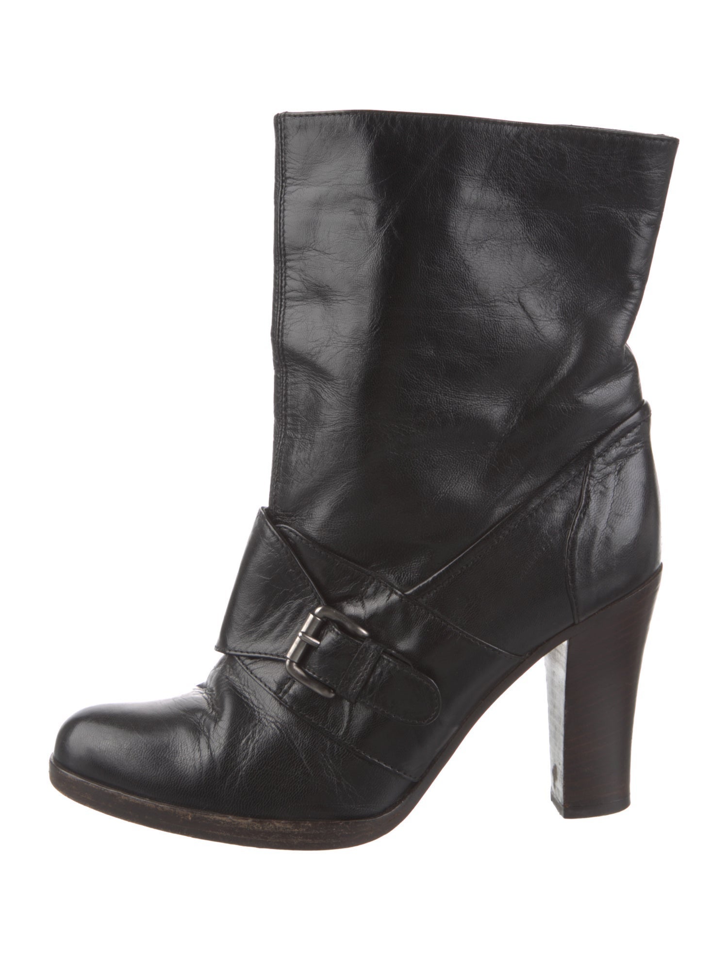 Marni Leather Moto Boots