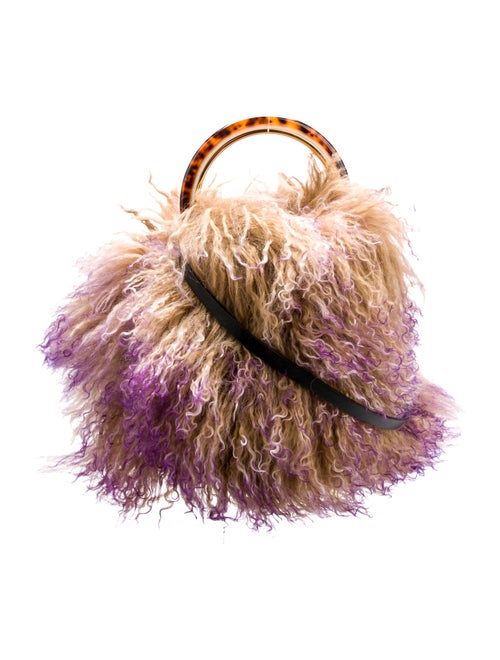 Marni Shearling Top Handle Bag